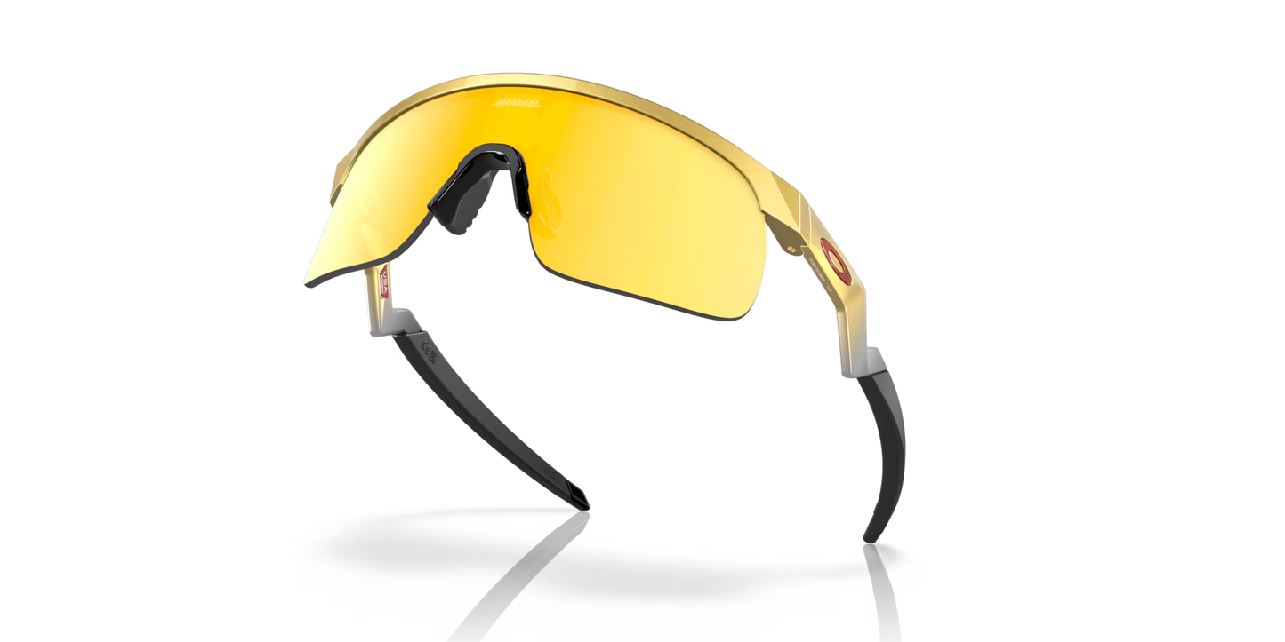 Oakley Resistor (Youth Fit) Patrick Mahomes II Collection prizm 24k Lenses, olympic gold Frame