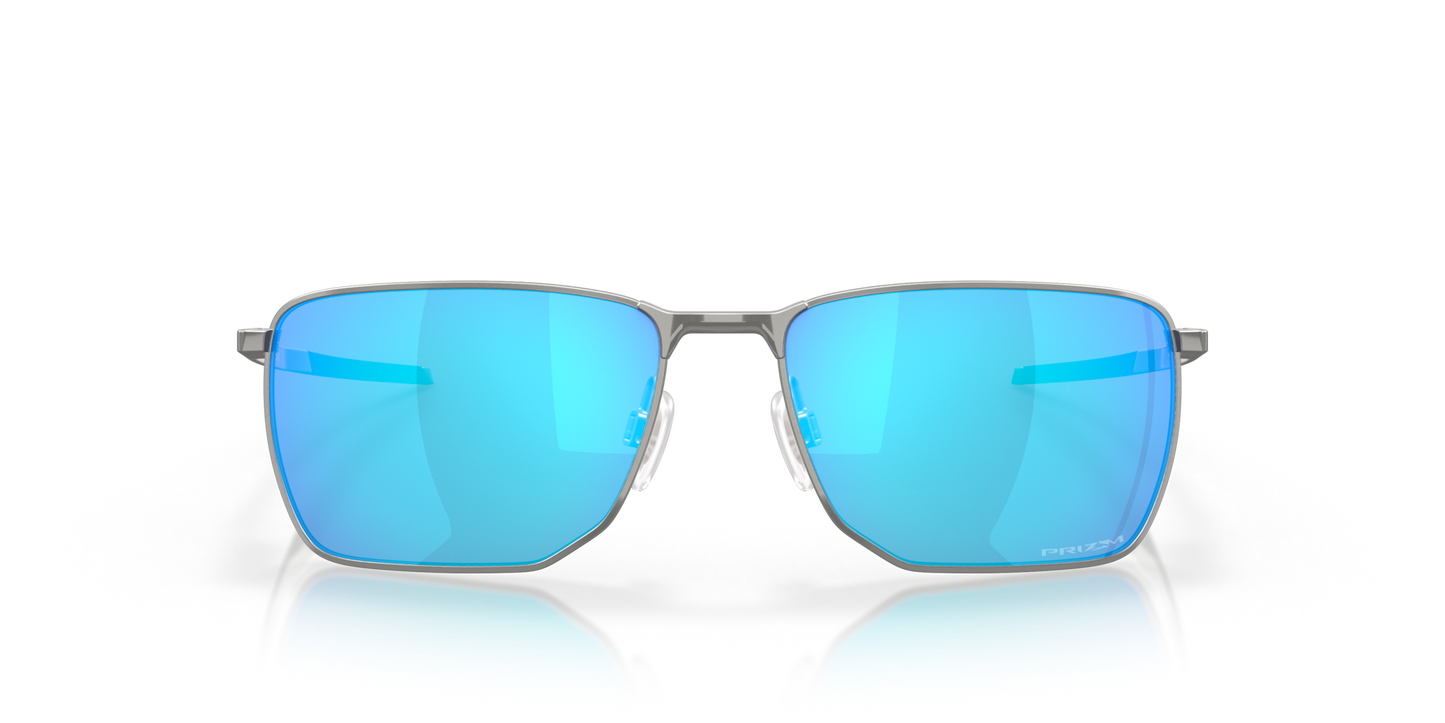Oaakley Sunglass Ejector Satin Chrome Prizm Sapphire