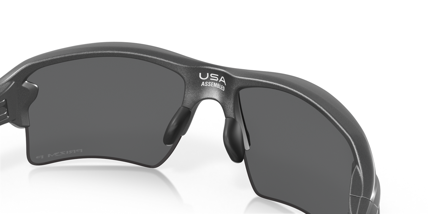 Flak® 2.0 XL prizm black polarized Lenses, steel Frame