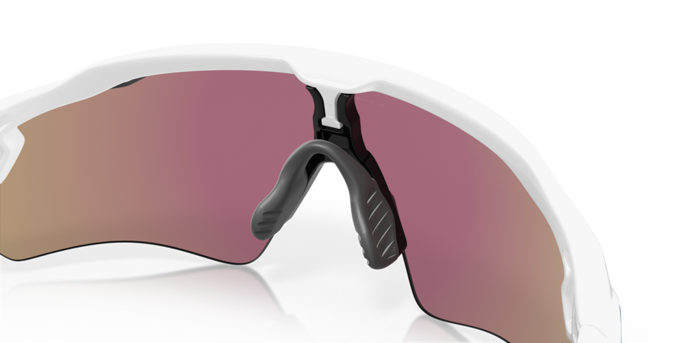 Oakley sunglass Radar® EV Path® Team Colors prizm sapphire Lenses with polished white Frame