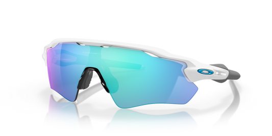 Oakley sunglass Radar® EV Path® Team Colors prizm sapphire Lenses with polished white Frame