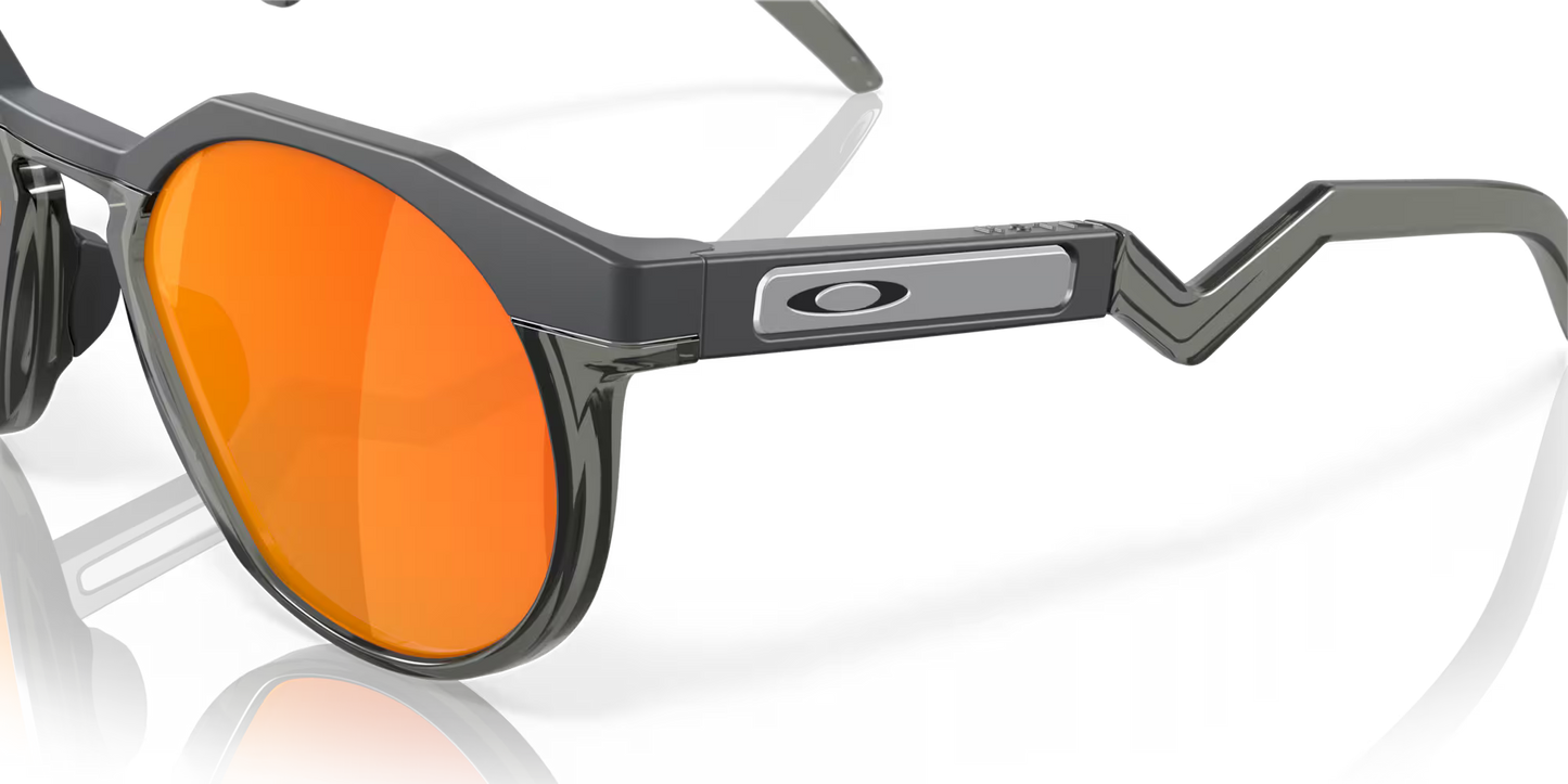 Oakley HSTN prizm ruby Lenses, matte grey smoke Frame