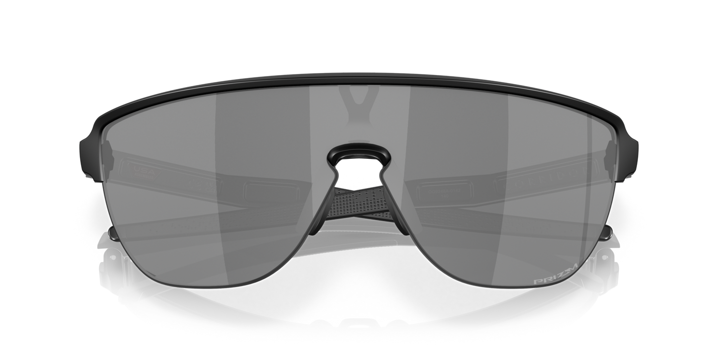 Oakley Sunglass Corridor (Low Bridge Fit) prizm black Lenses, matte black Frame