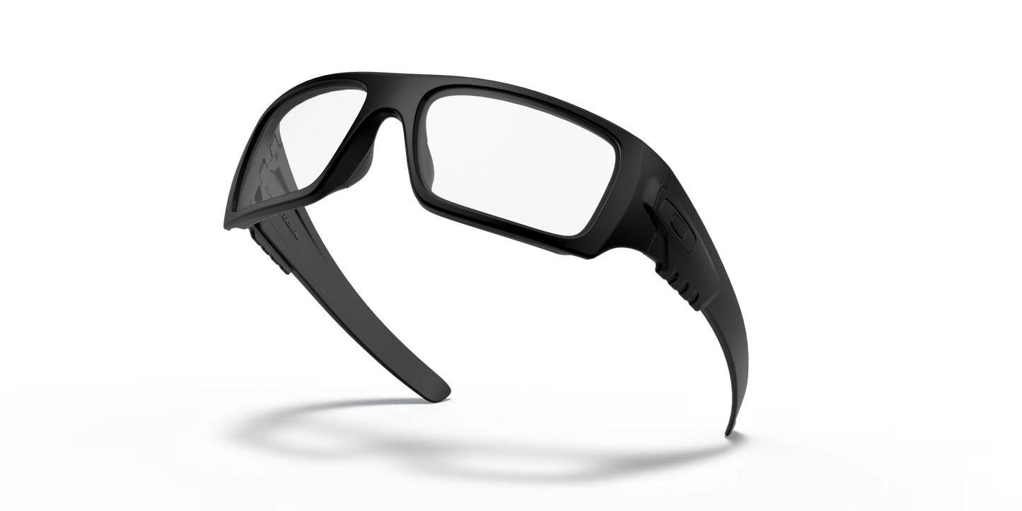 Oakley Standard Issue Det Cort clear Lenses, matte black Frame