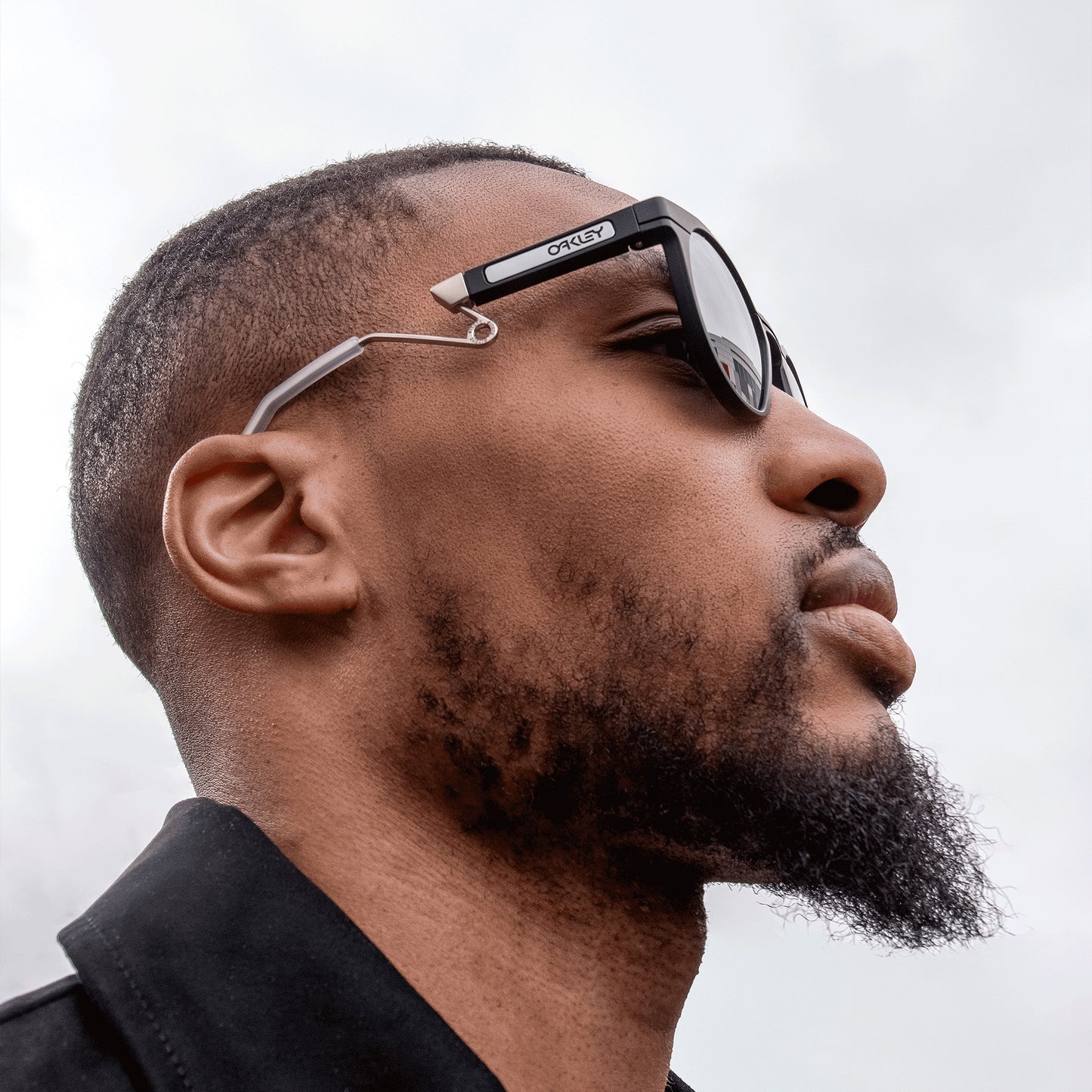 Oakley Sunglass HSTN Metal prizm black Lenses,  matte black Frame