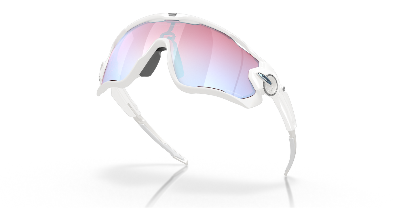 Oakley Sunglass Jawbreaker™ Prizm™ Snow Collection prizm snow sapphire Lenses,  polished white Frame
