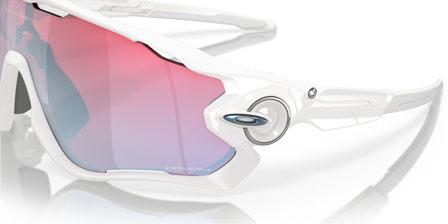 Oakley Sunglass Jawbreaker™ Prizm™ Snow Collection prizm snow sapphire Lenses,  polished white Frame