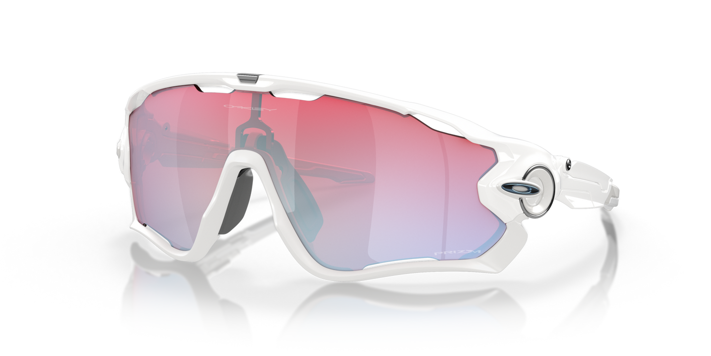 Oakley Sunglass Jawbreaker™ Prizm™ Snow Collection prizm snow sapphire Lenses,  polished white Frame