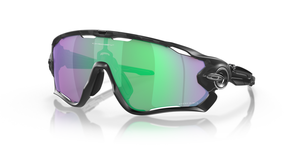 Oakley Sunglass Jawbreaker Matte Black Camo Prizm Road Jade
