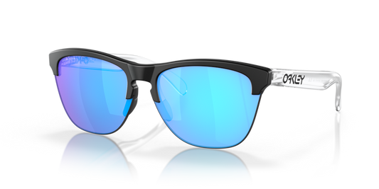 Oakley sunglass Frogskins™ Lite prizm sapphire Lenses with matte black Frame