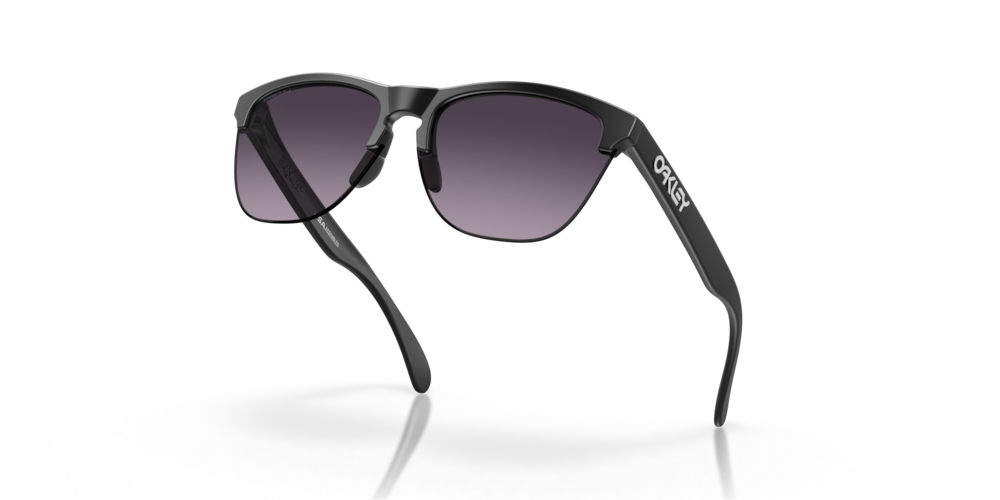 Oakley sunglass Frogskins™ Lite prizm grey gradient Lenses with matte black Frame