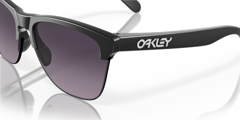 Oakley sunglass Frogskins™ Lite prizm grey gradient Lenses with matte black Frame