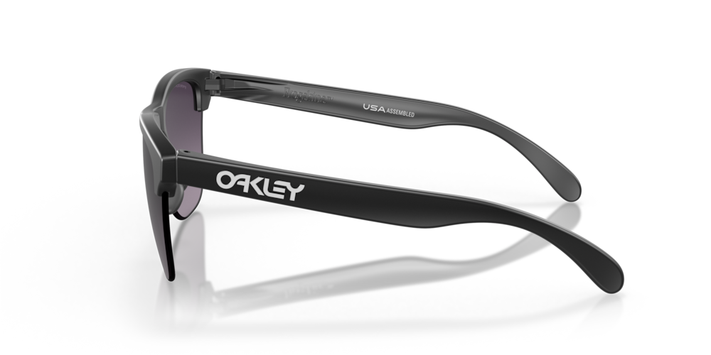Oakley sunglass Frogskins™ Lite prizm grey gradient Lenses with matte black Frame