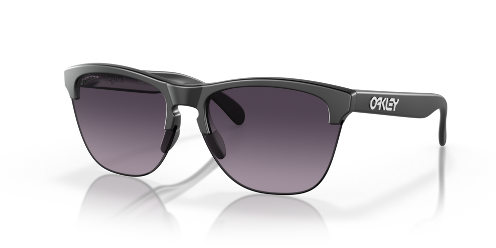 Oakley sunglass Frogskins™ Lite prizm grey gradient Lenses with matte black Frame