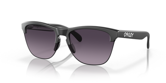 Oakley sunglass Frogskins™ Lite prizm grey gradient Lenses with matte black Frame