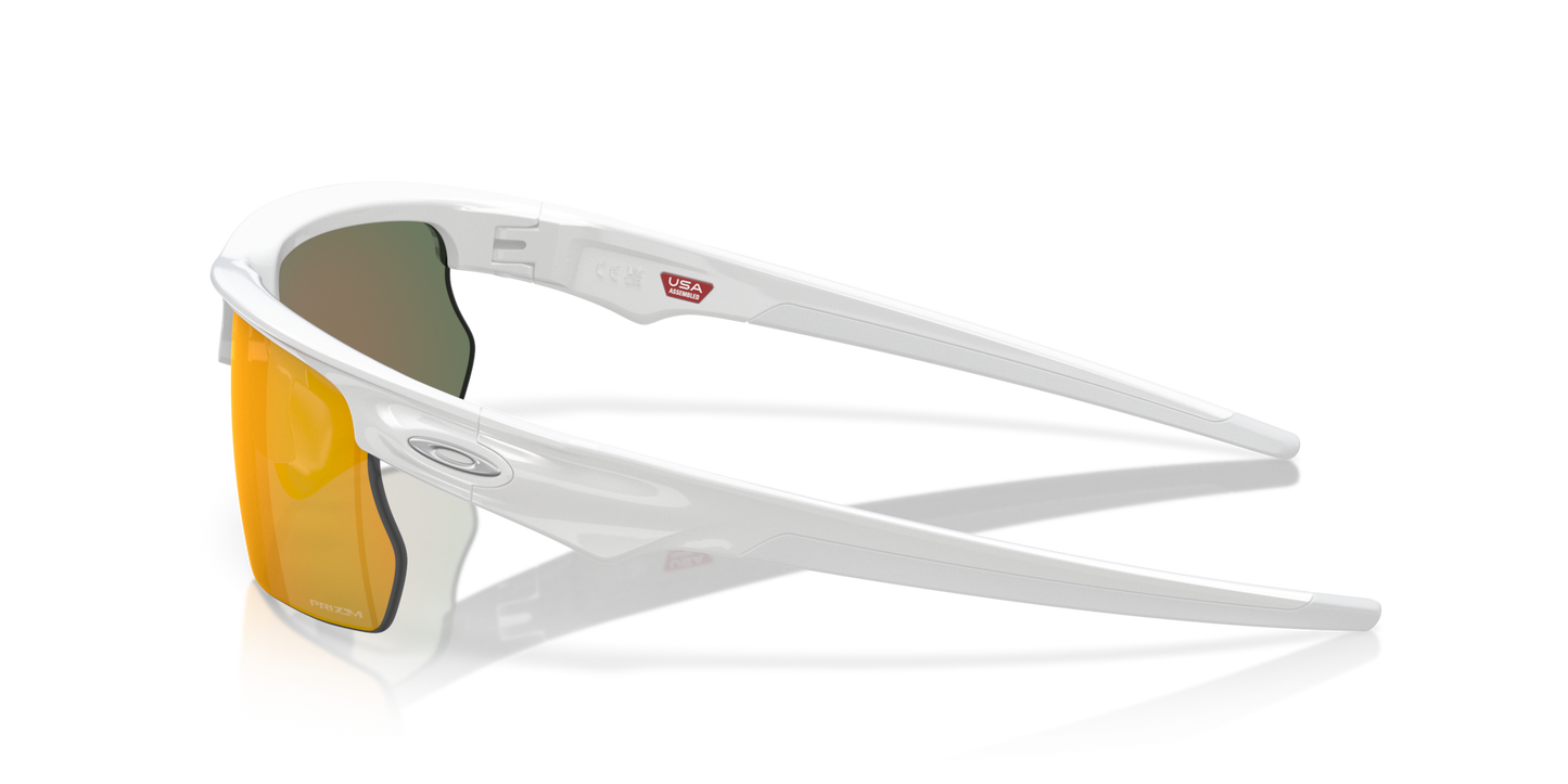 Oakley Bisphaera Polished white with Prizm ruby Lens