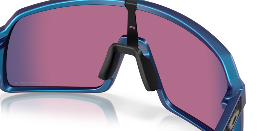 Oakley Sunglass Sutro prizm road Lenses with matte cyan/blue colorshift Frame