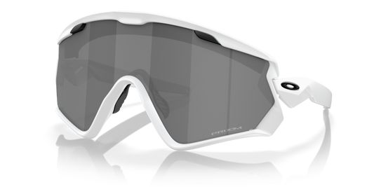 Oakley sunglass Wind Jacket® 2.0 prizm black Lenses,  matte white Frame