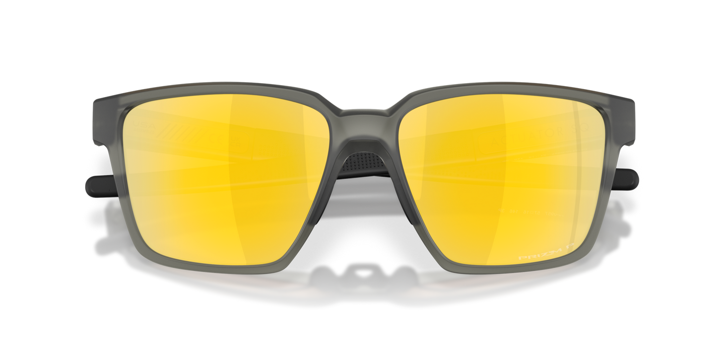 Oakley Sunglass Actuator SQ Latitude Collection prizm 24k polarized Lenses, matte olive ink Frame
