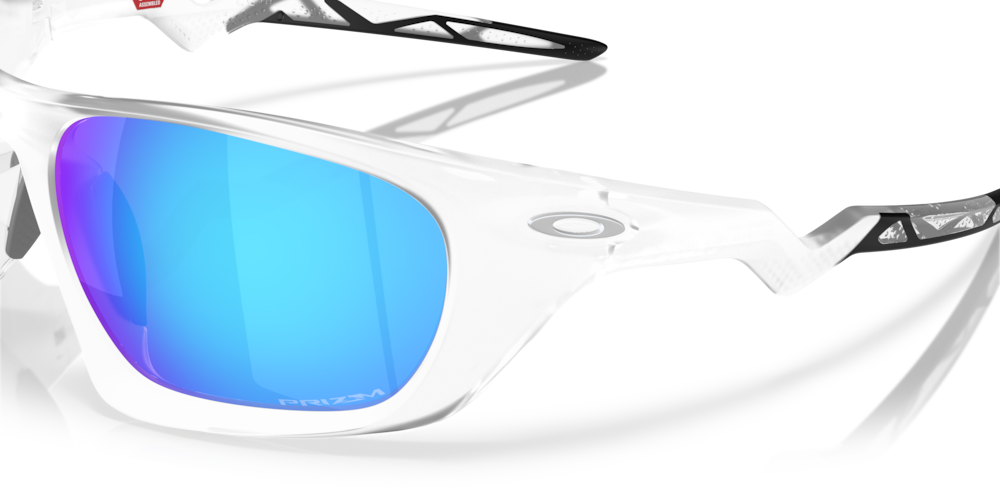 Oakley Sunglass Lateralis prizm sapphire Lenses with matte clear Frame