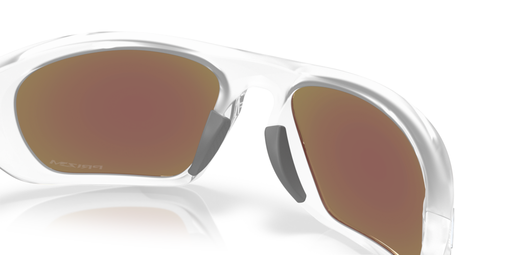 Oakley Sunglass Lateralis prizm sapphire Lenses with matte clear Frame