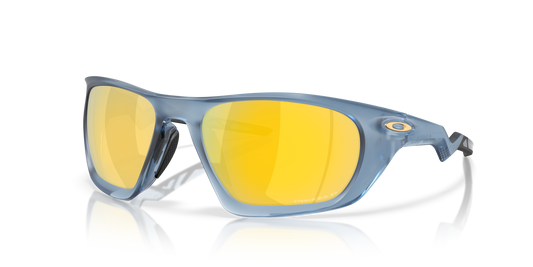 Oakley Sunglass Lateralis Polaris Collection prizm 24k polarized Lenses,  matte transparent abyss Frame
