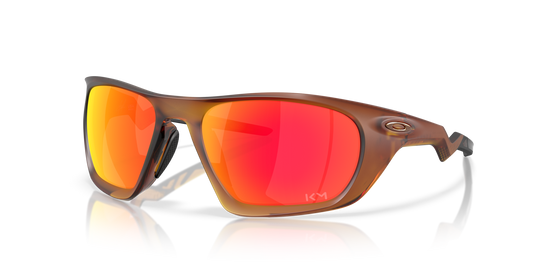 Oaakley Sulglass Kylian Mbappé Signature Series Lateralis prizm ruby Lense with matte dark amber Frame