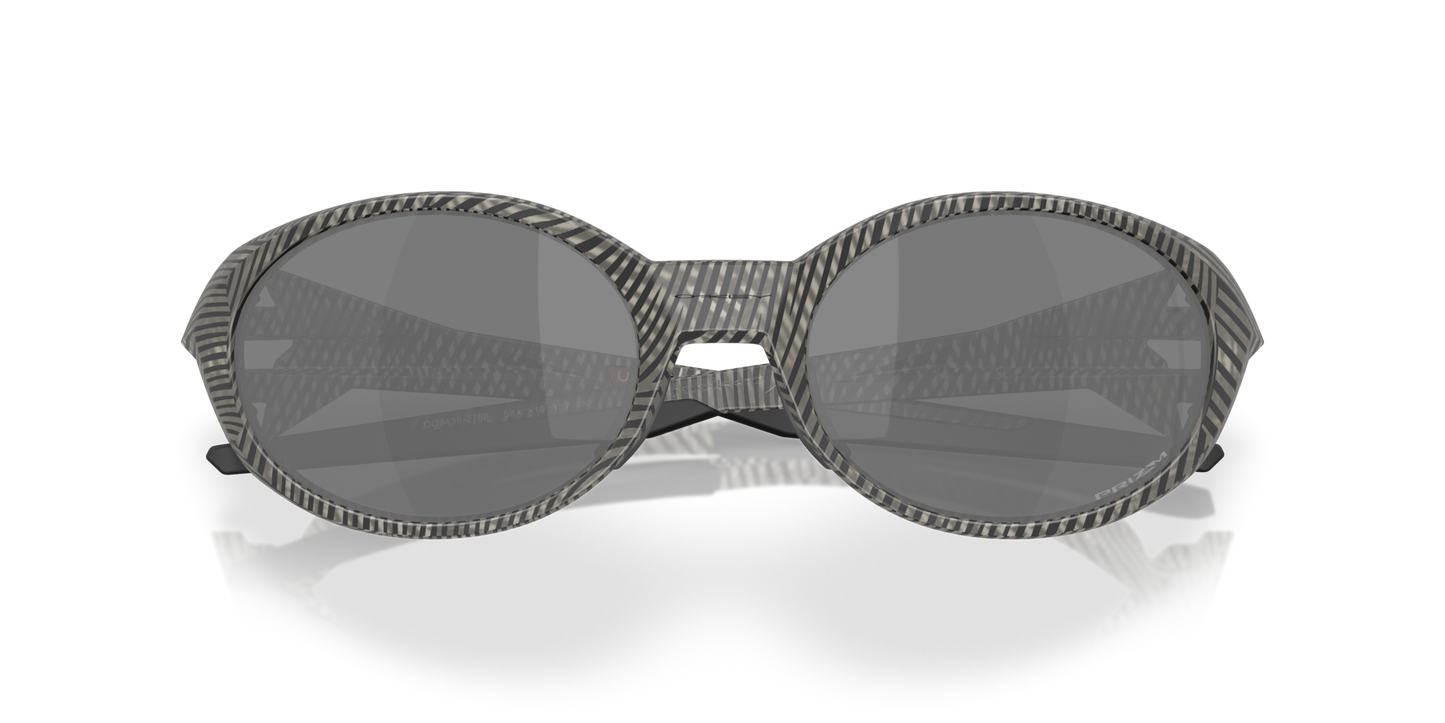 Oakley Sunglass Eye Jacket™ Redux prizm black Lenses With matte grey ink fingerprint Frame