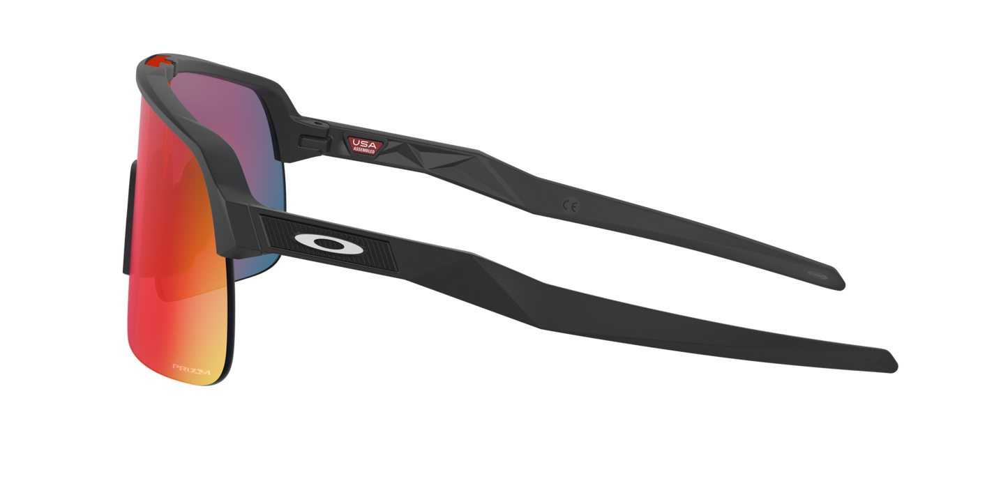 Oakley Sunglass Sutro Lite (Low Bridge Fit) prizm road Lenses with matte black Frame
