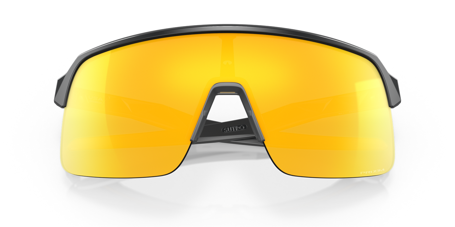 Oakley Sunglass Sutro Lite prizm 24k Lenses,  matte carbon Frame