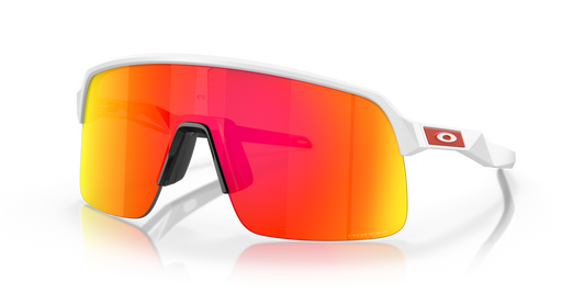 Oakley Sunglass Sutro Lite prizm ruby Lenses With matte white Frame