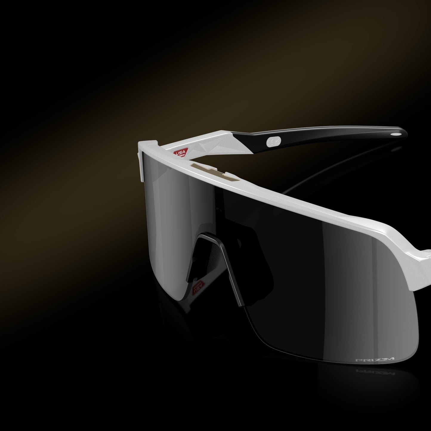 Oakley Sunglass Sutro Lite Players Collection prizm black Lenses, matte white Frame