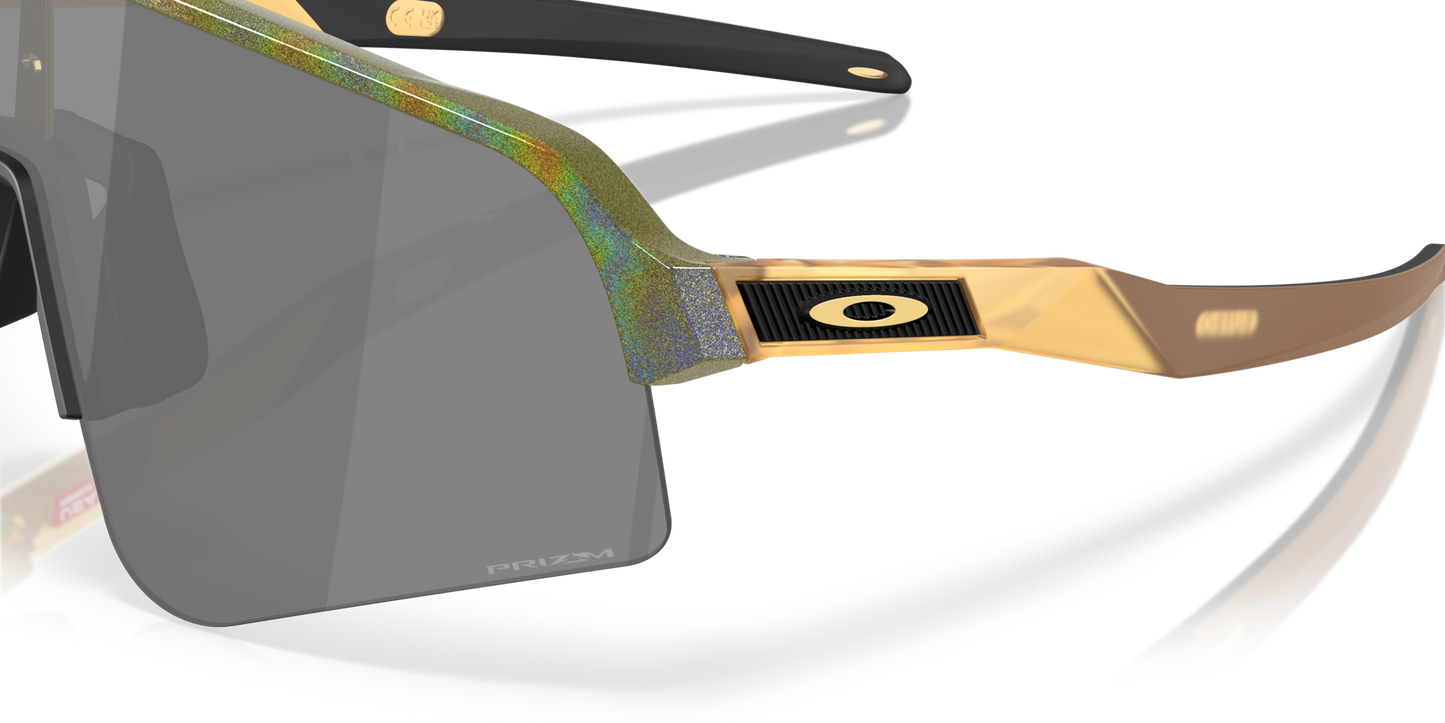 Oakley Sunglass Sutro Lite Sweep Polaris Collection prizm black Lenses With fern spacedust Frame