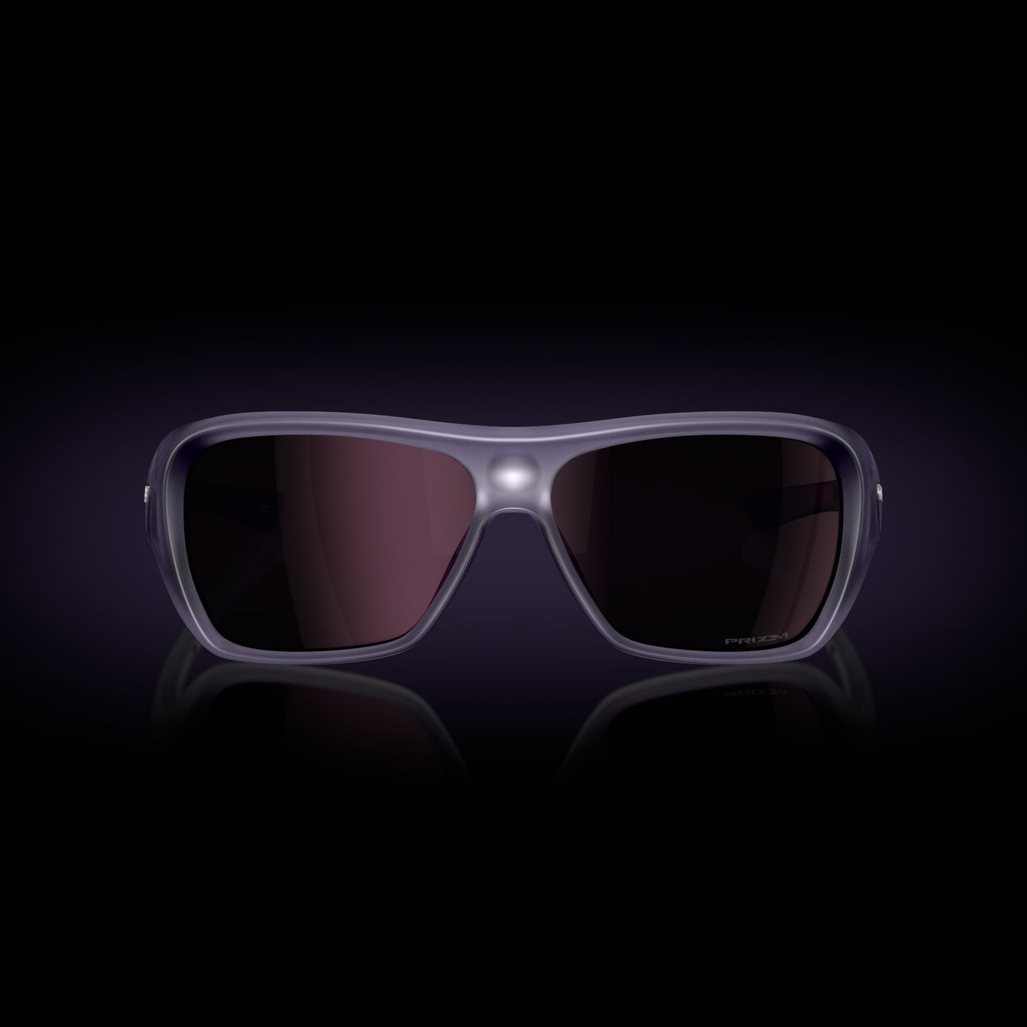 Oakley Sunglass Chaminade prizm indigo Lenses with matte transparent lilac Frame