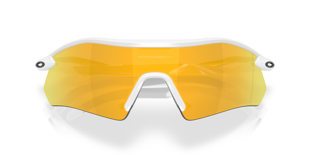 Oakley Sunglass Radar® Plateprizm 24k polarized Lenses with polished white Frame