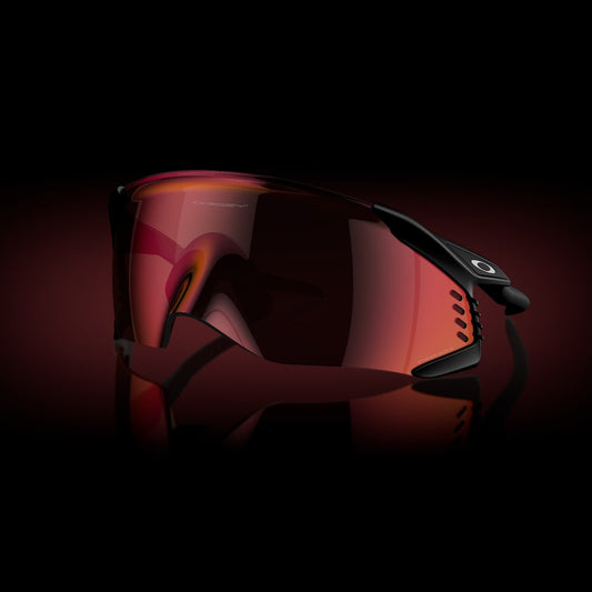 Oakley Sunglass Velo Kato prizm trail torch Lenses with matte black Frame