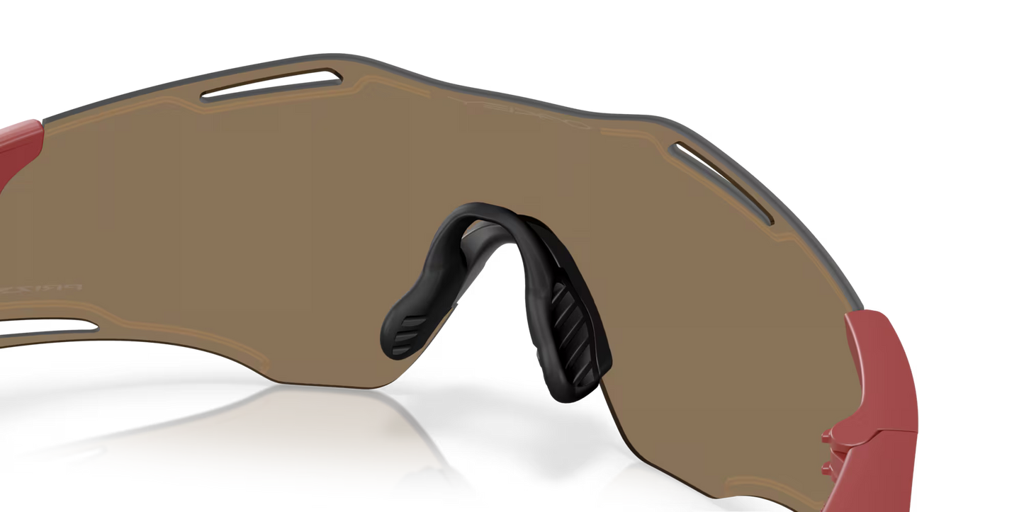 Oakley Cyber Zero prizm 24k Lenses, matte iron red Frame