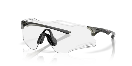 Oakley Sunglass Cybr Zero lear to black iridium photochromic Lenses with polished black Frame