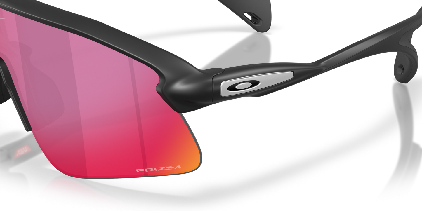 Oakley Sunglass Stunt Devil prizm road Lenses with matte black Frame