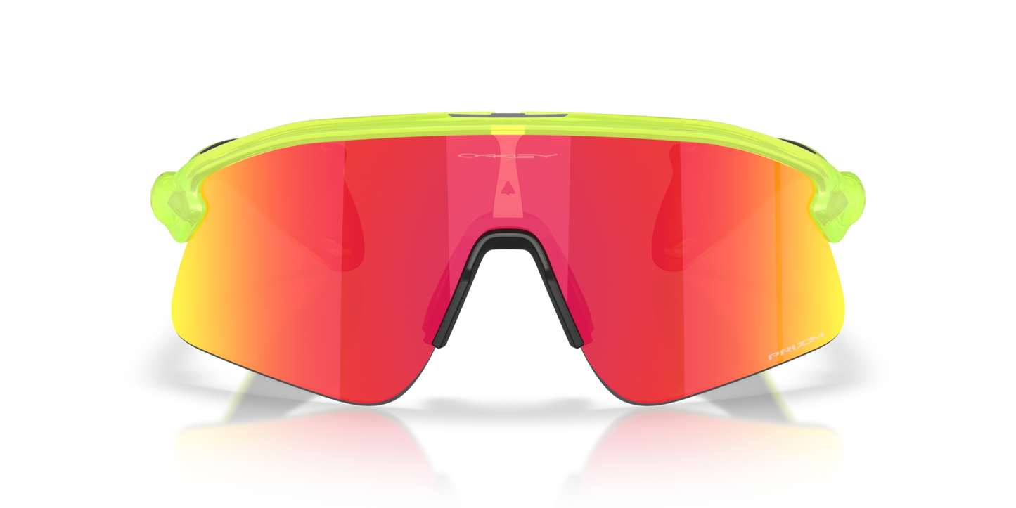 Oakley Sunglass Stunt Devil prizm ruby Lenses with matte uranium Frame