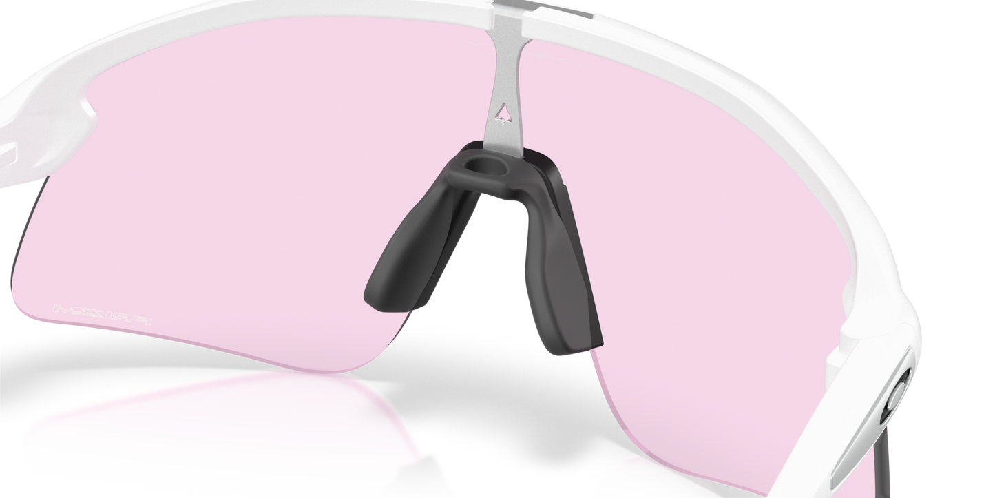 Oakley Sunglass Stunt Devil S prizm low light Lenses With matte white Frame