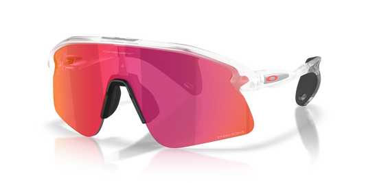 Oakley Sunglass Stunt Devil S prizm field Lenses,  matte clear Frame