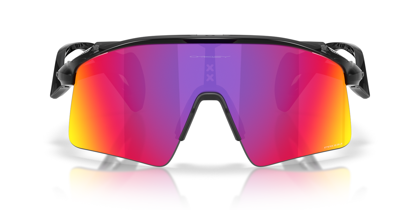Oakley Sunglass Stunt Wing prizm road Lenses with black ink Frame