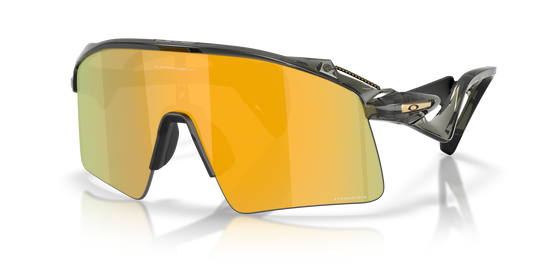Oakley Sunglass Stunt Wing prizm 24k Lenses with grey smoke Frame