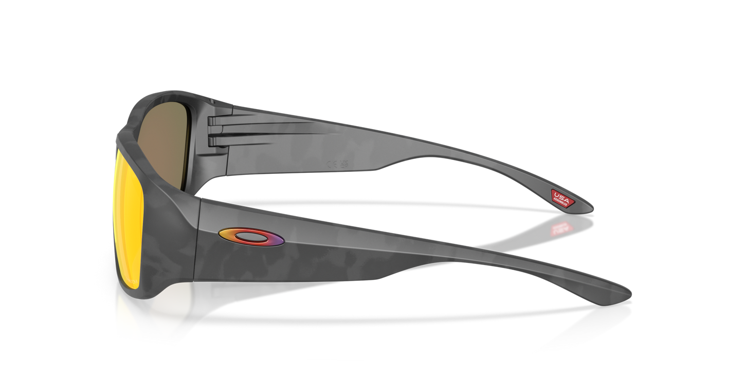 Oakley TOURNIQUET Matte Black Camo PRIZM Ruby Lens Sunglass