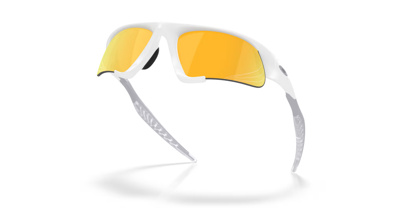 Oakley Suture Jacket prizm 24k polarized Lenses, matte white Frame