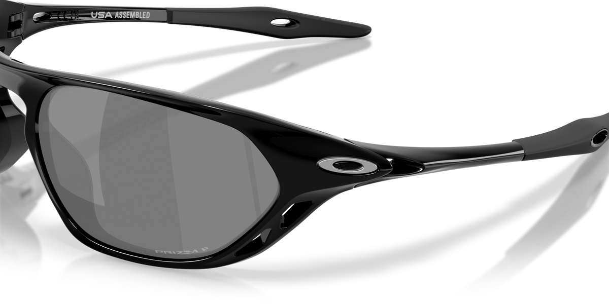 Oakley Cage Jacket prizm black polarized Lenses, polished black Frame