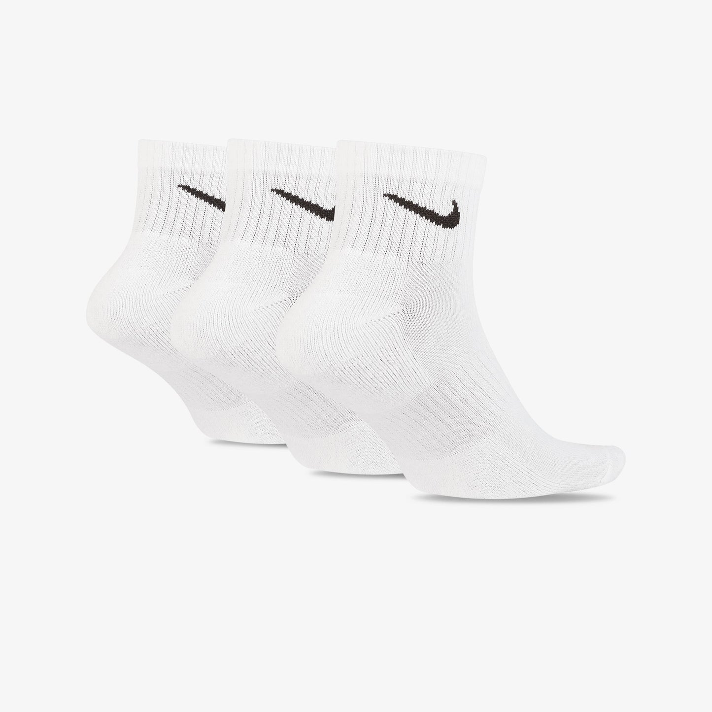 NIKE EVERYDAY TRAINING ANKLE SOCKS WHITE