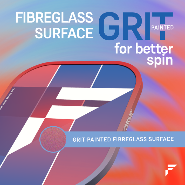 FirstEdge StrikeBase Fibreglass Grit Painted Pickleball Paddle