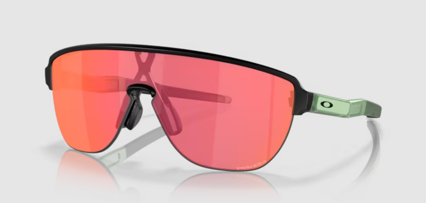 Oakley Corridor Matte black with Prizm trail torch Sports Sunglass